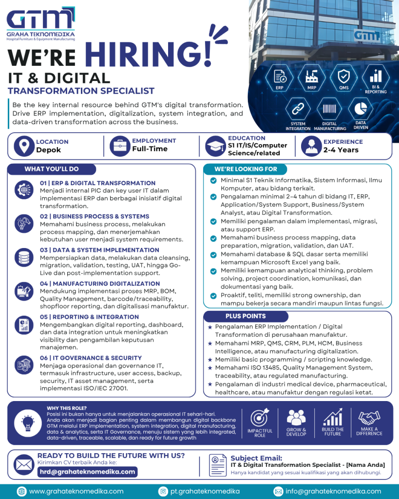 IT & Digital Transformation Specialist